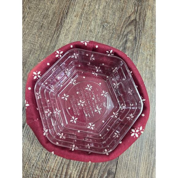 Longaberger 1998 6" Generation Basket Set Wood Lid Liner Protector - Picture 3 of 6